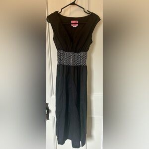 Kate Spade size S black midi dress.